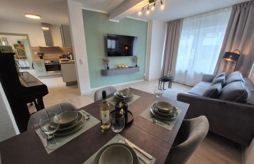 NAVIA Luma - Design Apartment - Stylisch, voll ausgestattet, mit Parkplatz - Foto 5