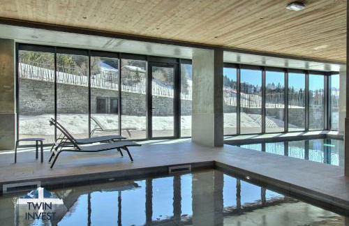 ARC 1600, LE RIDGE, Appartement 07 personnes Vue Montagne - ski aux pieds - Sauna, Hammam, Piscine, Salle de salle de sport-fitness - Foto 31