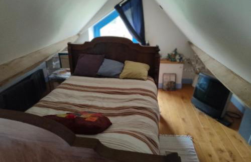 La Maison Bleue de Husseau Ancienne ferme semi-troglodytique 18e siècle - Foto 25