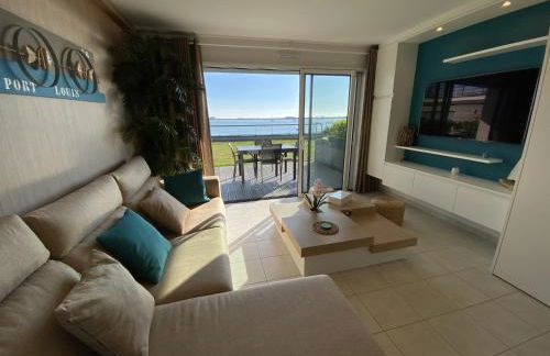 Port-Louis: Appartement T2 avec Terrasse, Parking et Wifi - FR-1-349-159 - Foto 14