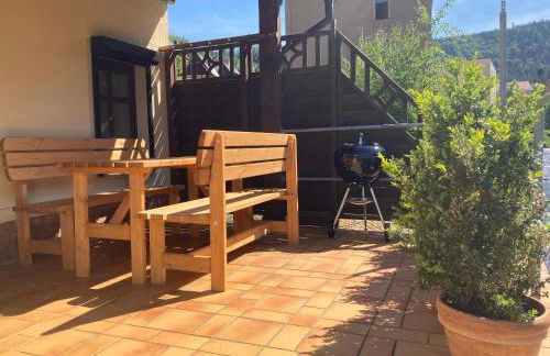 FeWo Ostrau, neues Bad, neue Küche, zentral, Sandstein-Ferien, Terrasse - Foto 9