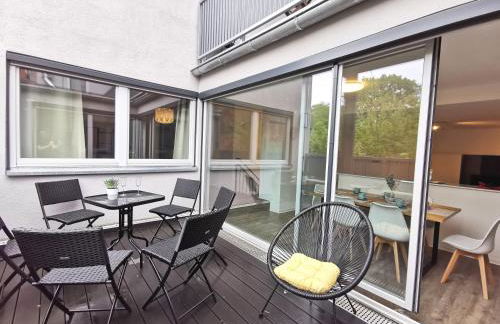 BohnApartments - Town House am Stadtpark - Terrasse - Parkplätze - WLAN - Foto 26
