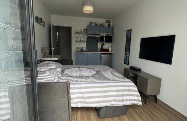 Studio tout confort climatisé avec jardinet, en centre bourg, proche plage, mer, La Rochelle et Chatelaillon - Foto 2