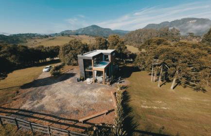 CABANA HORSES LA CONTEMPORANEA- vista ponto turístico Pedra Morro do Campestre -Asfalto até a Cabana - Photo 78