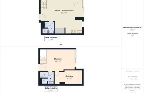 200m plage - duplex pour 2 adultes, 2 enfants - Photo 13