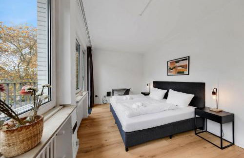 Apartment Düsseldorf 100QM, 6 Personen, Balkon, Messe, Küche - Foto 13