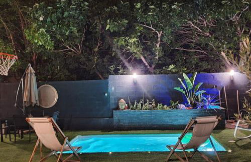 Studio-Valentine climatisée avec piscine chauffée & Spa 2 places - Foto 30