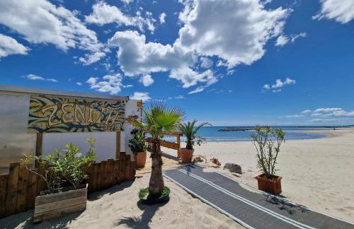 Appartement 1ere ligne piscine terrasse au bord de la plage front de mer avec vélos - Foto 77