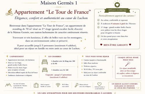 MAISON GERMÈS - CENTRAL & STANDING - Appartements traversants - Lits 180 King Size - Linge de lit et de toilette inclus - Parking privé - Espace Télétravail - Foto 10