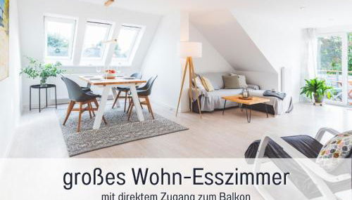 Casa Ueberall - Ruhige DG-Ferienwohnung für 2 Erwachsene in Burg - Balkon mit Abendsonne, hochwertige Ausstattung, überdachter E-Bike-Stellplatz, Nähe zur Altstadt & Restaurants - Foto 5