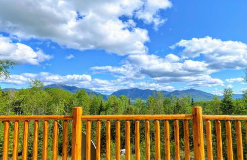 UV Log home with direct Cannon Mountain views Minutes to attractions Fireplace Pool Table AC - Foto 22