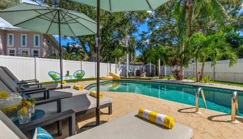 Family Oasis - Pool Hot Tub Games & Near Beach - Foto 4