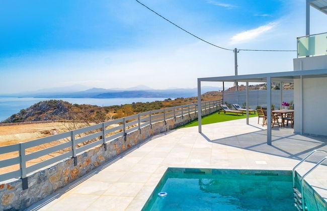 Gianna s Panoramic Seaview Twin Villas With Pools - Foto 32