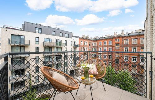 Superb Loft Studio in charming Praga District, 300 m to Metro & 100 m to tram, balcony - Foto 6