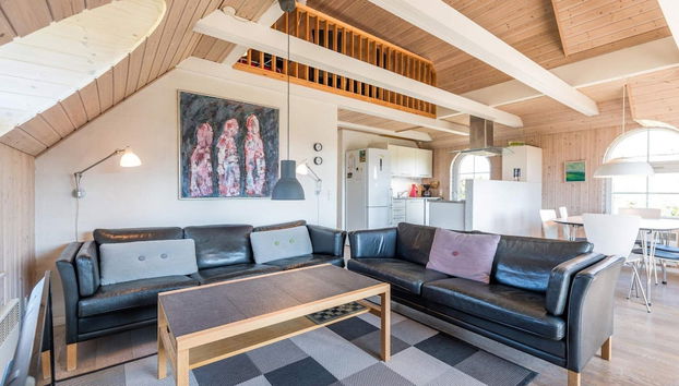 6 Person Holiday Home in Hvide Sande - Foto 4, Zona de estar