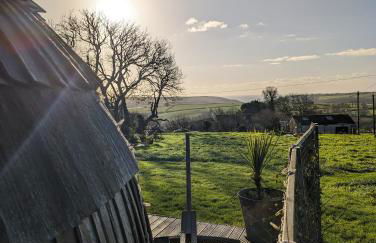 The Pilchard - Lydcott Glamping Cornwall, sea view - Foto 15
