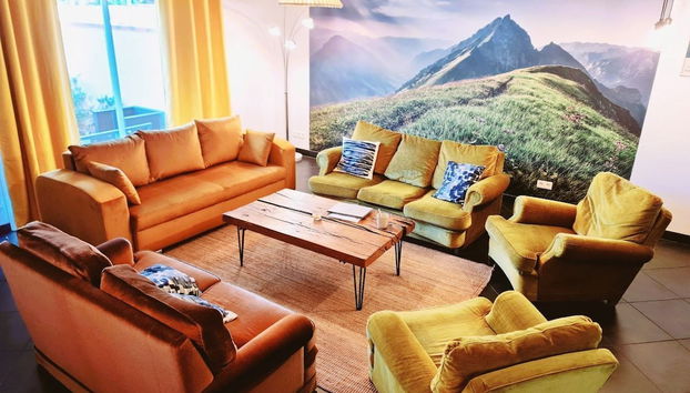 Zona de estar del vestíbulo