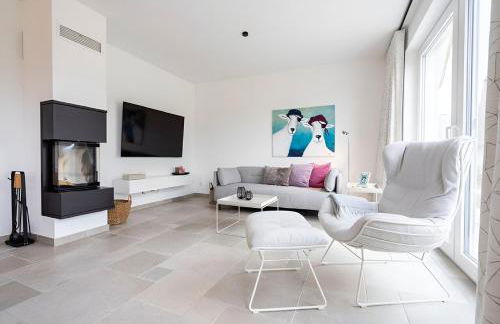 Seegras - Ferienhaus mit Kamin, Sauna und Meerblick - Foto 12