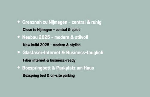 Top Apartment in Kranenburg - central & quiet - terrace and large windows - incl parking, fast WiFi, Box-Spring bed, washer & dryer, Netflix - Foto 36