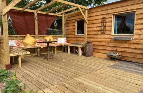 A charming unique lodge, with log burner and incredible views - Foto 14