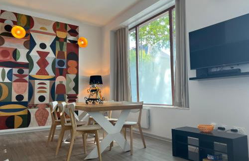 Au Cheval Blanc - Appartement Familial 6P Parking privé proche Colmar Centre - Foto 23