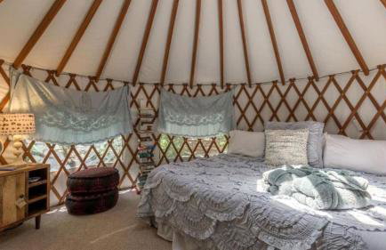 Cozy Romantic Yurt Rental in Woodlands near California Beach Town of Cayucos - Foto 40