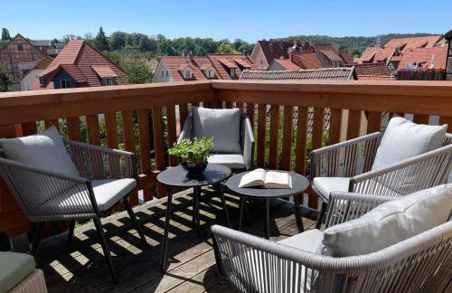 Mittelalterdomizil mit Balkon und Parkplätzen - Foto 19