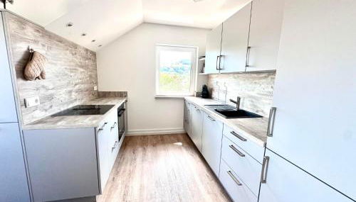 Ferienwohnung Rundblick Rhön - Photo 5, stove