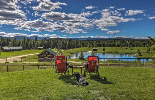 Quiet Trego Resort Home with Lake, Pavilion and Trails - Foto 35