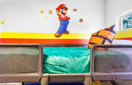 Mario Manor Heated Pool King Bed Game Room Near Disney - Foto 35