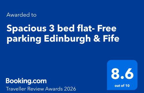 Spacious 3 bed flat- Free parking Edinburgh & Fife - Foto 12