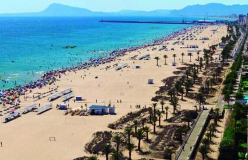 .Apartamento 1a linea de playa + piscina + parking DAIMUS - Foto 24