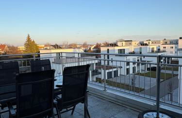 Modernes Serviced Apartment - FeWo Penthouse View - Foto 11