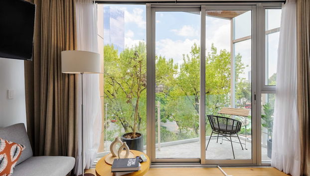 w Lovely Loft w Perfect View in Roma Norte - Foto 3, Habitación