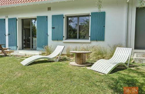 Les Pins : Rez de jardin proche plage - Foto 18