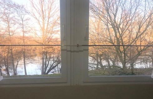 RIVER VIEW NEAR FRANKFURT - 3 ROOMS-4 BEDS & 1 SOFA BED -AIR CONDITION- Private PARKING - Foto 11