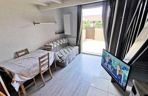 Résidence Grande Bleue - VILLA T1 CAB MEZZ 6 couchages PORT LEUCATE MAE-0624 - Foto 7