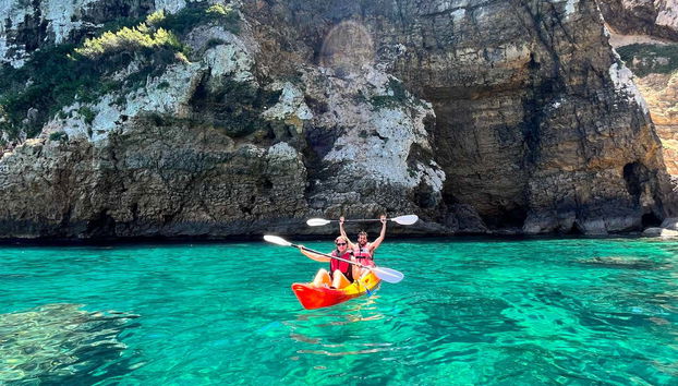Durante el tour en kayak