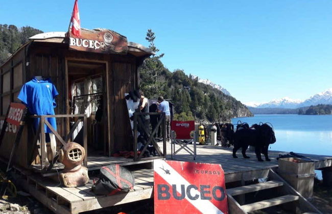 Bautismo de buceo en el lago Moreno - Foto 5