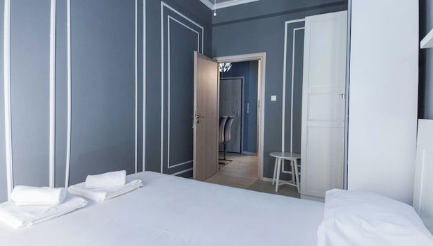 Fresh 1 Bd Apt w Balcony in Kato Patisia - Foto 5, Habitación