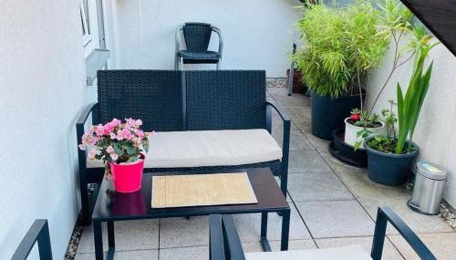 Ferienwohnung in Binger Stadtmitte mit Balkon - Foto 5