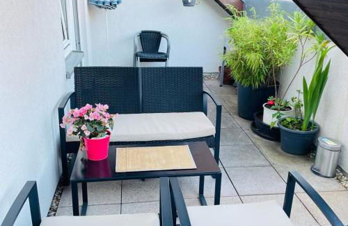 Ferienwohnung in Binger Stadtmitte mit Balkon - Foto 5