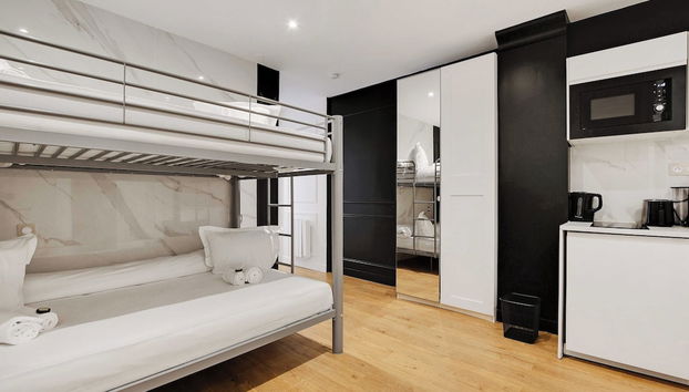 Comfortable Studio - 1br/4p - Republique - Foto 4, Habitación