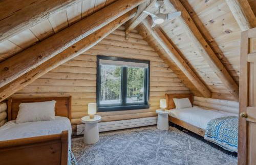 Log Cabin Fireplace Upper Valley - Wooded Chalet - Foto 28