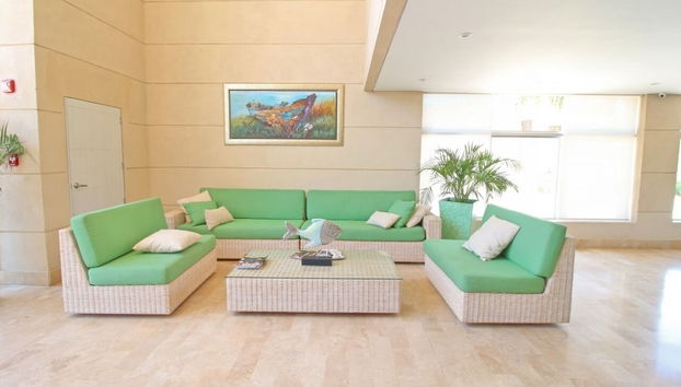 Zona de estar del vestíbulo