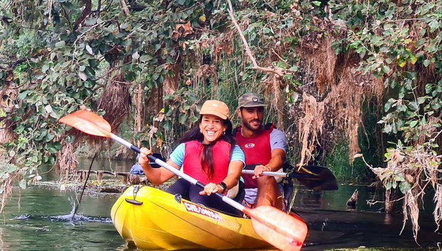 Kayaking on the River Ebro to Miravet - Photo 5, Islands and riparian forest in the Ebro River
