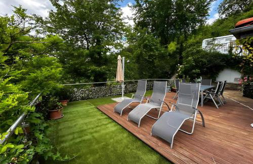 Mediterranes Gelbes Haus Pool Sauna - Foto 21