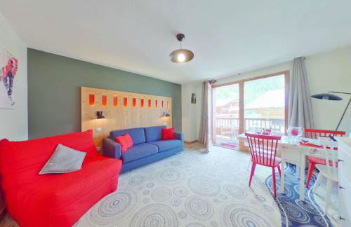 Studio confortable avec balcon aux Saisies - FR-1-594-143 - Foto 1