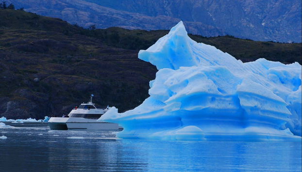 Vicino al ghiacciaio di Upsala