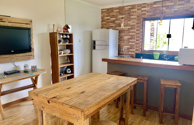 Charme e Aconchego - Casa para 10 pessoas com 3 quartos - Foto 5